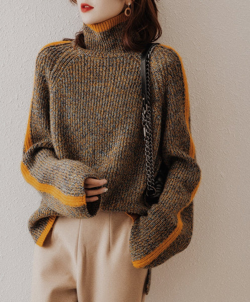 PUMPKIN TURTLENECK SWEATER