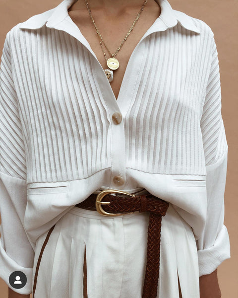 STRIPE WHITE SHIRT