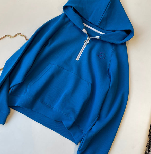 ZIP PULLOVER SWEATSHIRT